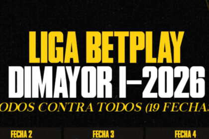 Fixture completo de la Liga BetPlay 2026-II