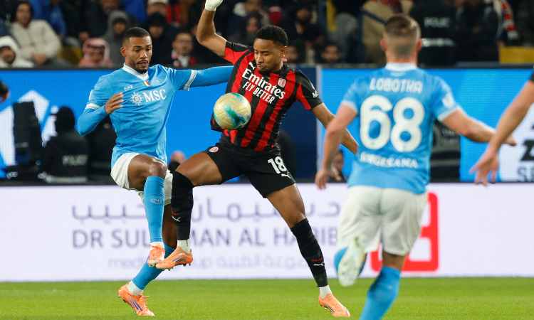 Supercopa de Italia: Nápoles eliminó al vigente campeón Milan