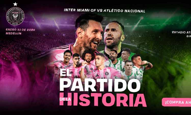 Estos son los precios para el Atlético Nacional - Inter de Miami
