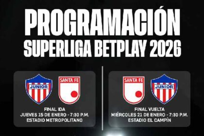 Así está el historial entre Junior y Santa Fe en Barranquilla