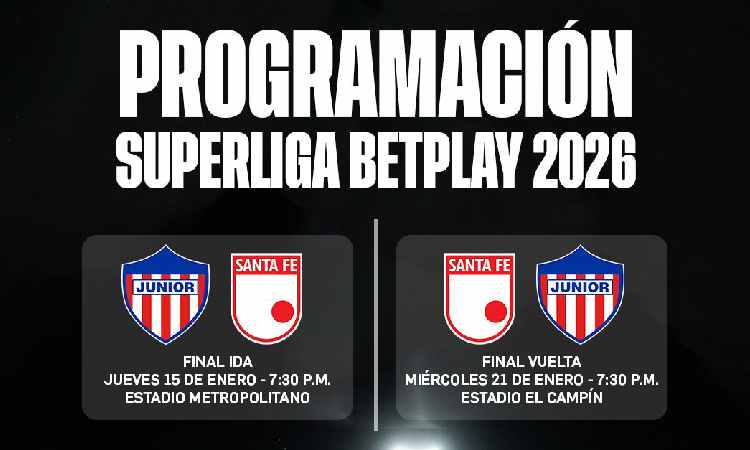 Así está el historial entre Junior y Santa Fe en Barranquilla