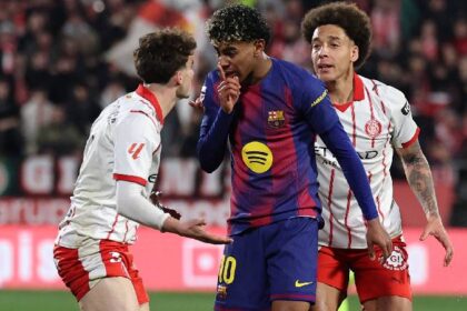 Barcelona se desmorona en Girona y pierde el liderato de LaLiga