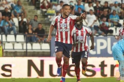 Muriel le dio el triunfo a Junior de Barranquilla ante Jaguares