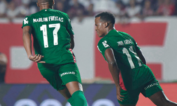 gol de Arias Palmeiras Sao Paulo