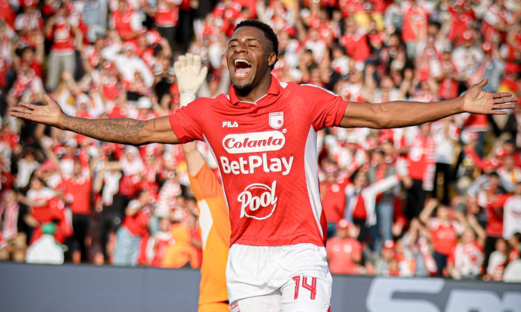 Luis Palacios primer gol en Independiente Santa Fe