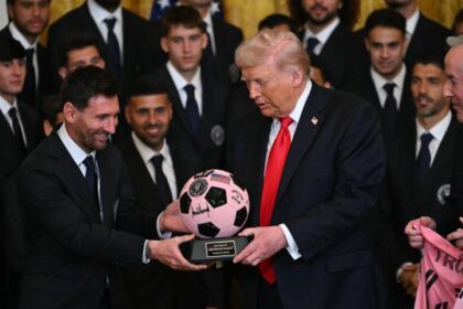 Trump homenajea a Messi y al Inter Miami en la Casa Blanca