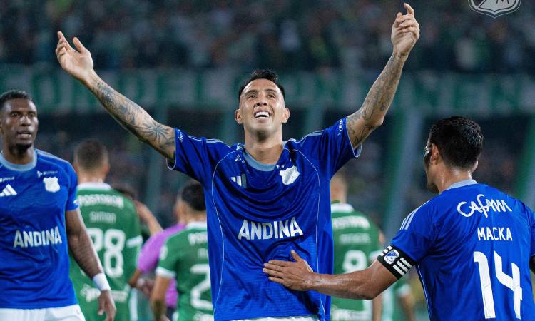 El historial internacional entre Atlético Nacional y Millonarios