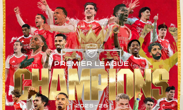 Arsenal se proclama campeón de la Premier League 2025-2026