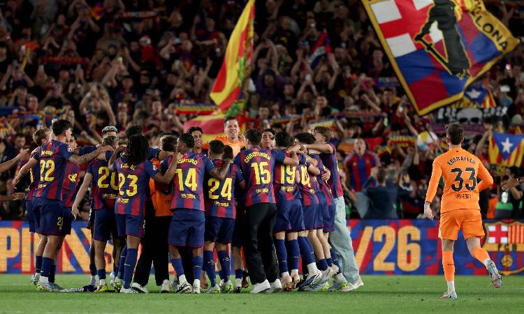 Barcelona es campeón de LaLiga 2025-2026 ante el Real Madrid