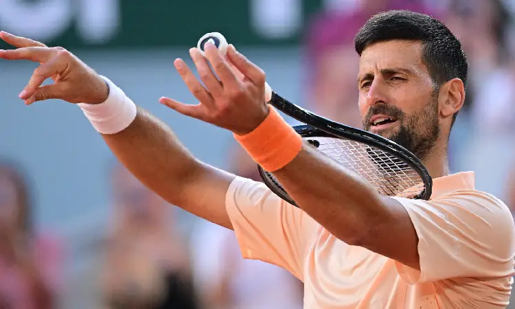 Djokovic cumple ante Royer en Roland Garros 2026