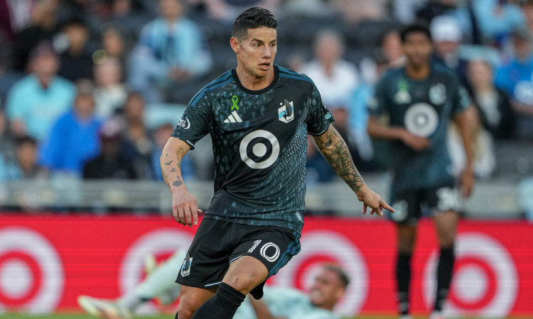 James Rodríguez marcha del Minnesota United con derrota en la MLS