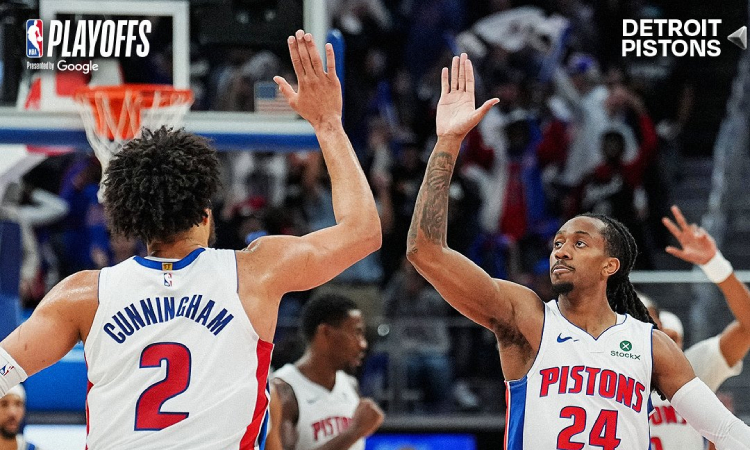 Pistons culminan lo más improbable de las remontadas y Cavs despiden a Raptors