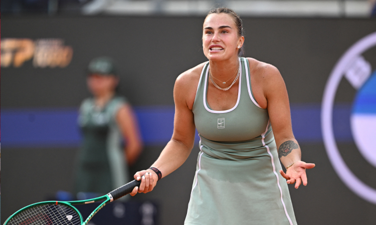 Sabalenka cae en tercera ronda en Roma a dos semanas de Roland Garros
