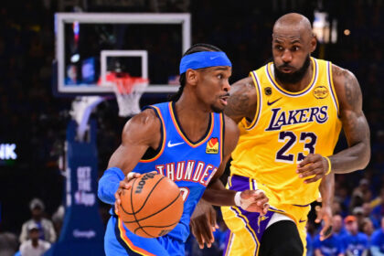 Thunder bajan de la nube a Lakers y Pistons rompen mala racha ante Cavs