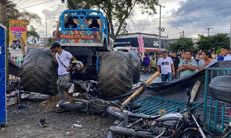 Testigos lamentan accidente en show automovilístico en Popayán