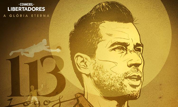 Nuevo récord para Fábio: 114 partidos en la Copa Libertadores
