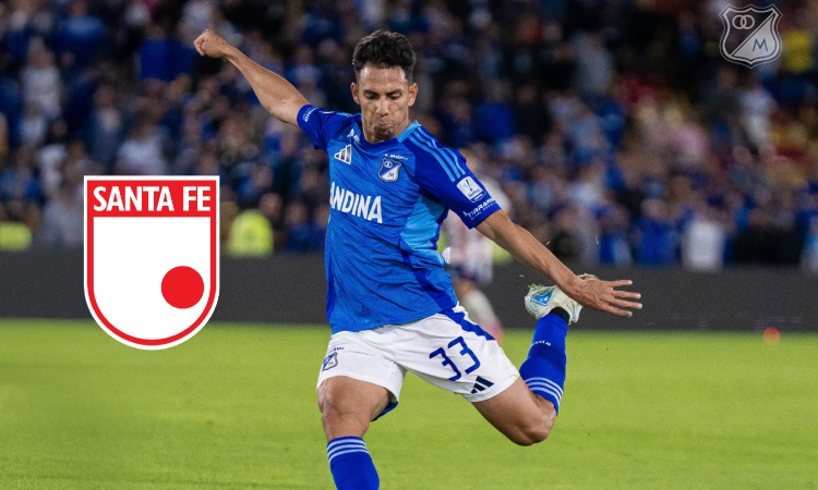 Alex Castro nuevo refuerzo de Santa Fe, quedó libre de Millonarios