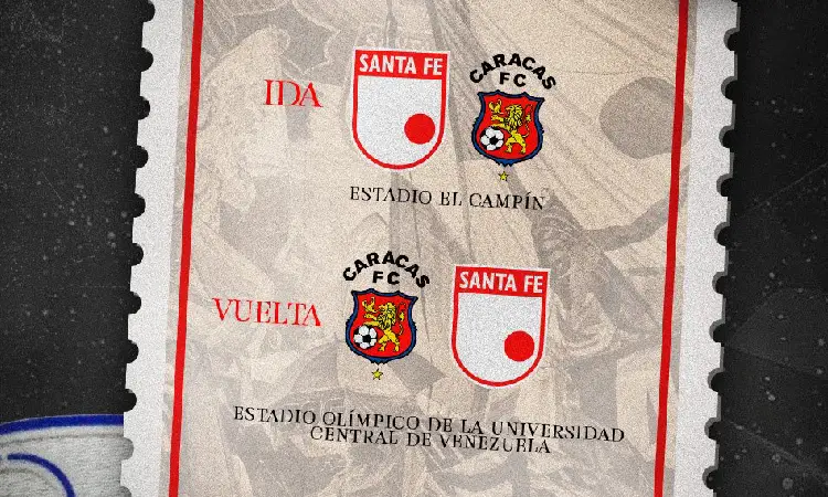 Conmebol confirmó las fechas y horarios del Santa Fe - Caracas