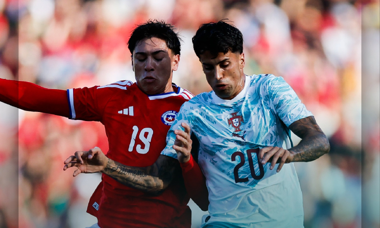 Portugal derrota 2-1 a Chile en amistoso premundialista