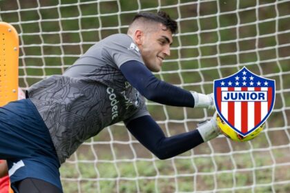Santiago Mele recordó a Junior en un partido Mundialista