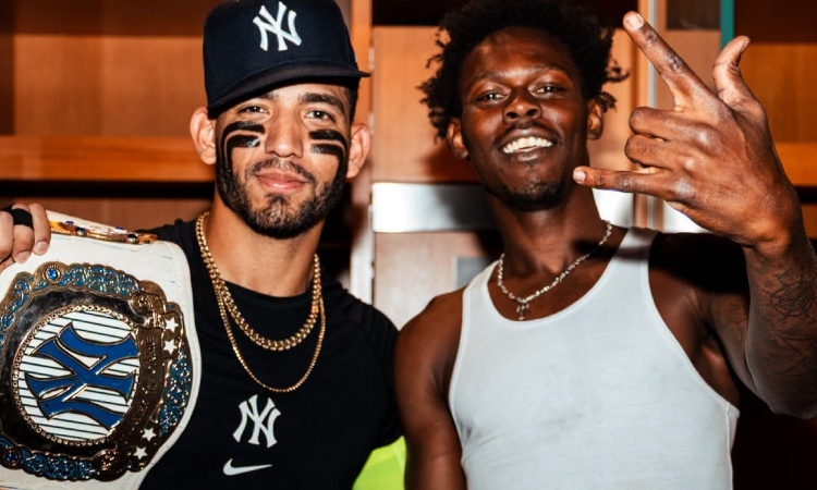 El panameño José Caballero y Dennis Santana protagonizan tenso altercado en la MLB