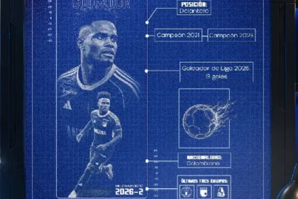 Millonarios confirmó a Andrey Estupiñán como su nuevo fichaje