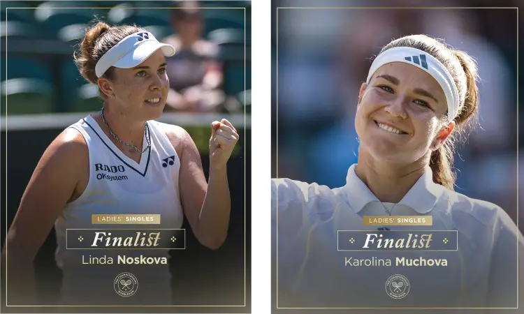 Muchova y Noskova jugarán la final femenina de Wimbledon 2026