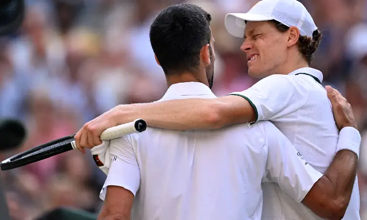 Sinner venció a Djokovic y jugará la final de Wimbledon 2026