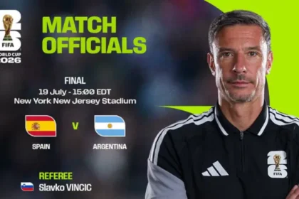 Slavko Vincic dirigirá la final del Mundial entre España y Argentina